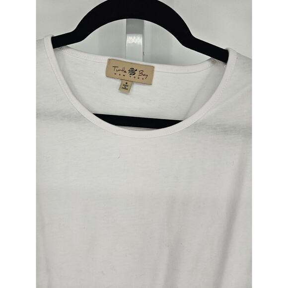 Turtle Bay New York Womens Sz S Classic Crew Neck Tank Top Solid White - Picture 2 of 3